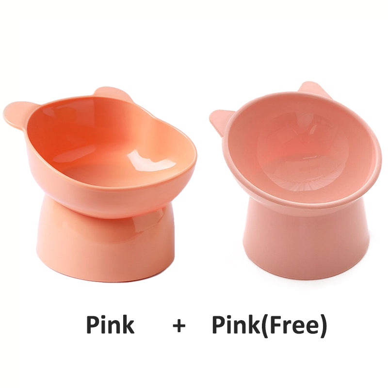 Aiitle Ergonomic Tilted Cat Bowl Buy 1 Get 1 Free