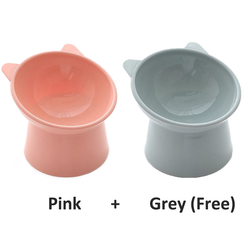 Aiitle Ergonomic Tilted Cat Bowl Buy 1 Get 1 Free