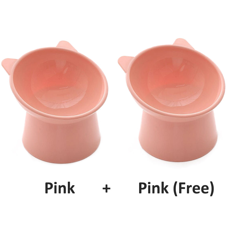 Aiitle Ergonomic Tilted Cat Bowl Buy 1 Get 1 Free