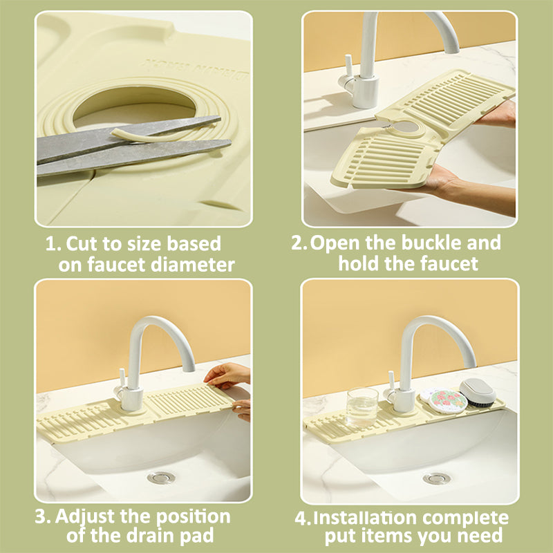 Aiitle Faucet Guard & Draining Mat