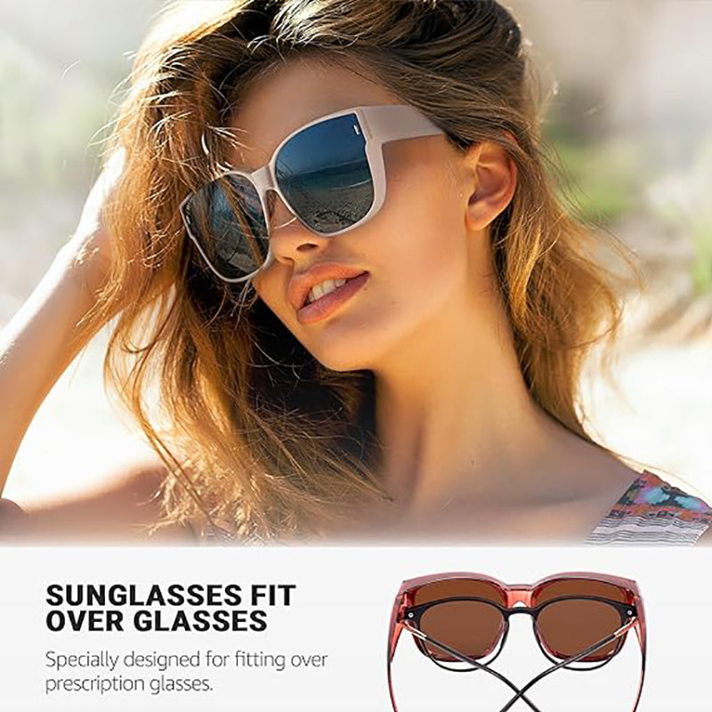 Aiitle Fit Over Sunglasses Glasses UV Protection