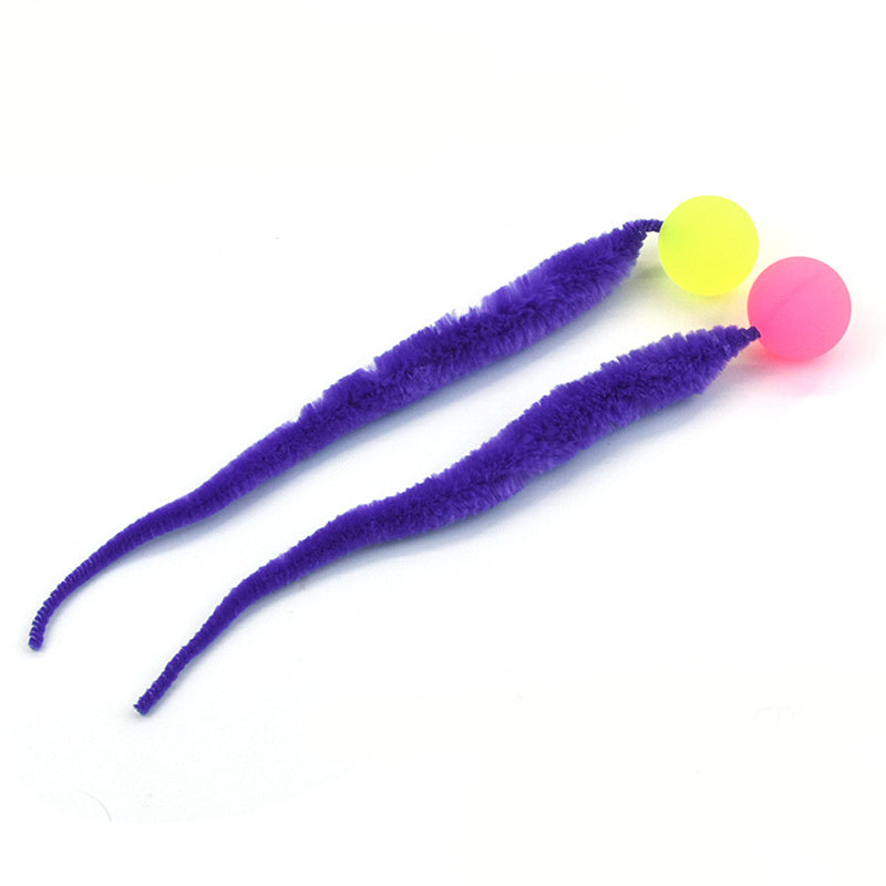 Aiitle Fun Cat Toy Wiggly Ball with Tail