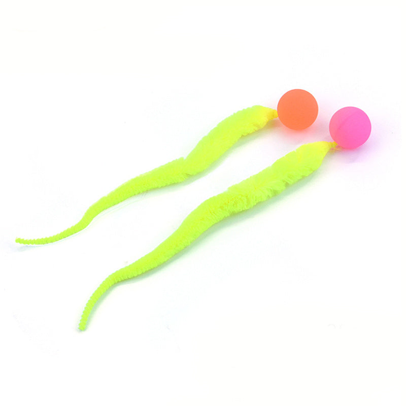 Aiitle Fun Cat Toy Wiggly Ball with Tail