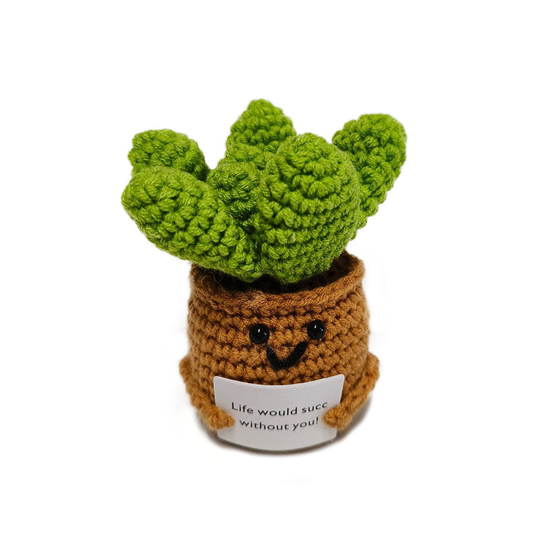 Aiitle Funny Gift Mini Knitted Positive Potato