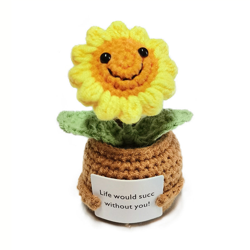 Aiitle Funny Gift Mini Knitted Positive Potato