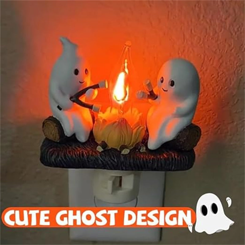 Aiitle Ghost Campfire Flickering Night Light