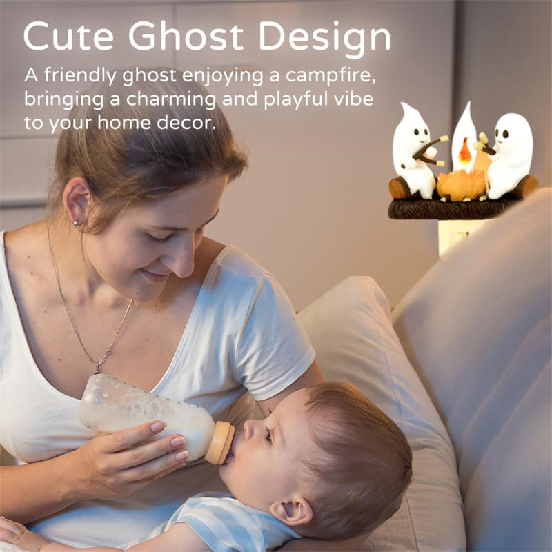 Aiitle Ghost Campfire Flickering Night Light