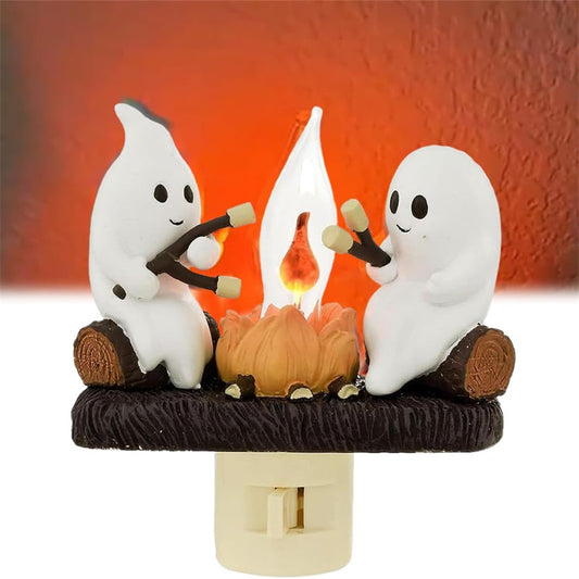 Aiitle Ghost Campfire Flickering Night Light