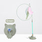 Aiitle Interactive Cat Teaser Feather Wand Toy with Suction Cup