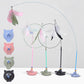 Aiitle Interactive Cat Teaser Feather Wand Toy with Suction Cup