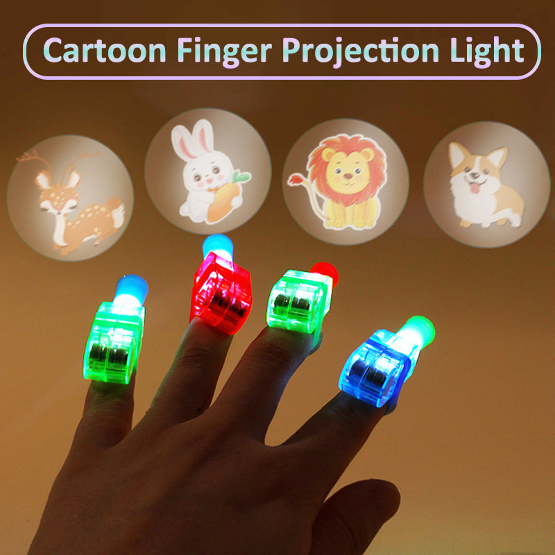 Aiitle LED Cartoon Finger Projection Light