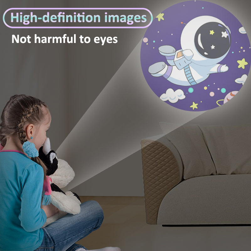 Aiitle LED Cartoon Finger Projection Light