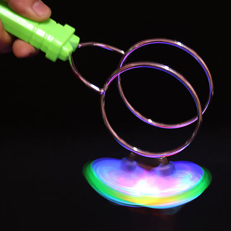 Aiitle LED Light Luminous Fidget Spinner Magnetic Gyro Toy