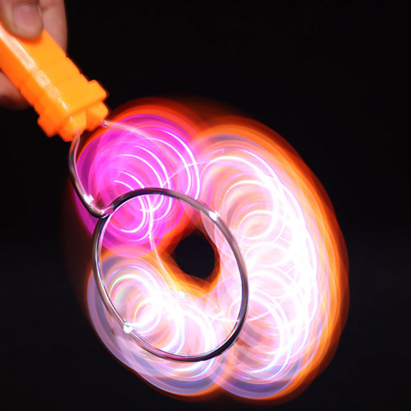 Aiitle LED Light Luminous Fidget Spinner Magnetic Gyro Toy