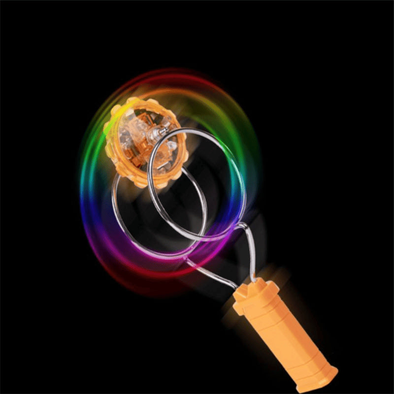 Aiitle LED Light Luminous Fidget Spinner Magnetic Gyro Toy