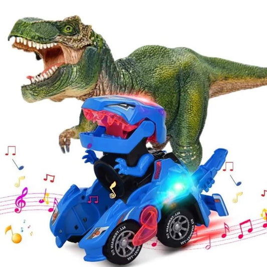 Aiitle Led Dinosaur Transformation Car Toy