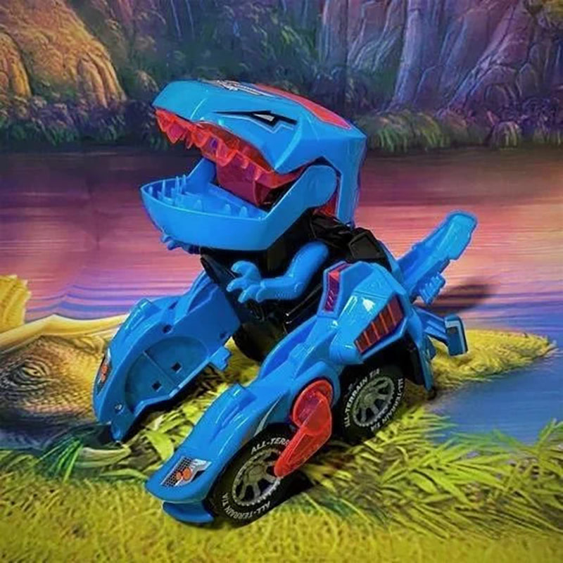 Aiitle Led Dinosaur Transformation Car Toy