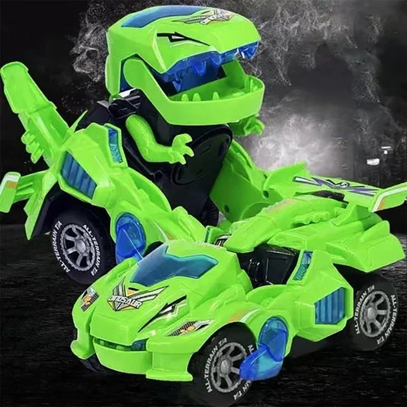 Aiitle Led Dinosaur Transformation Car Toy