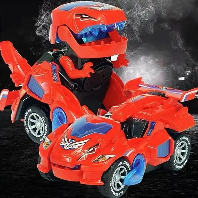 Aiitle Led Dinosaur Transformation Car Toy