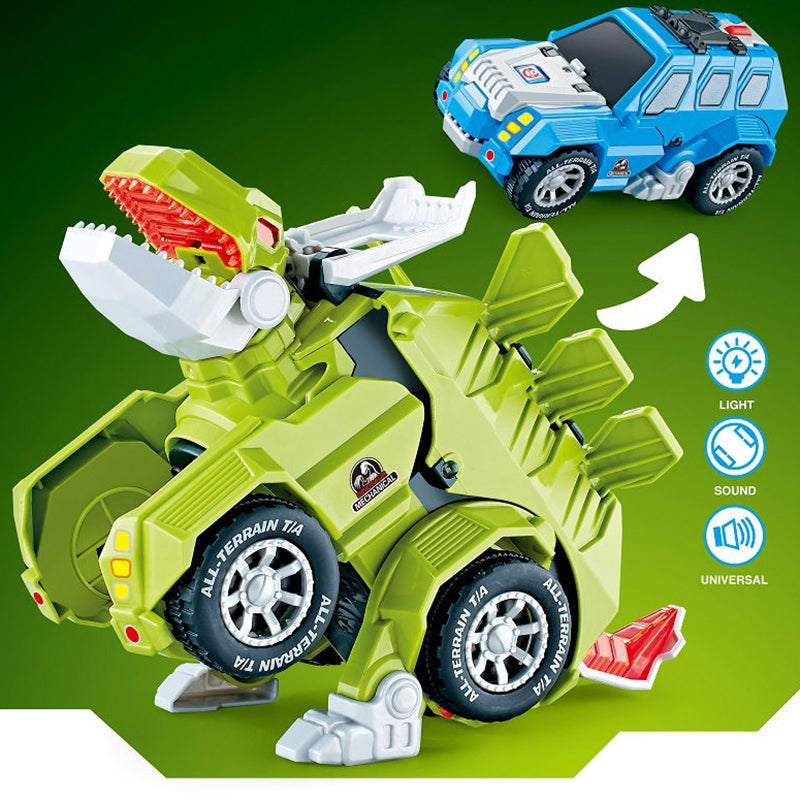 Aiitle Led Dinosaur Transformation Car Toy