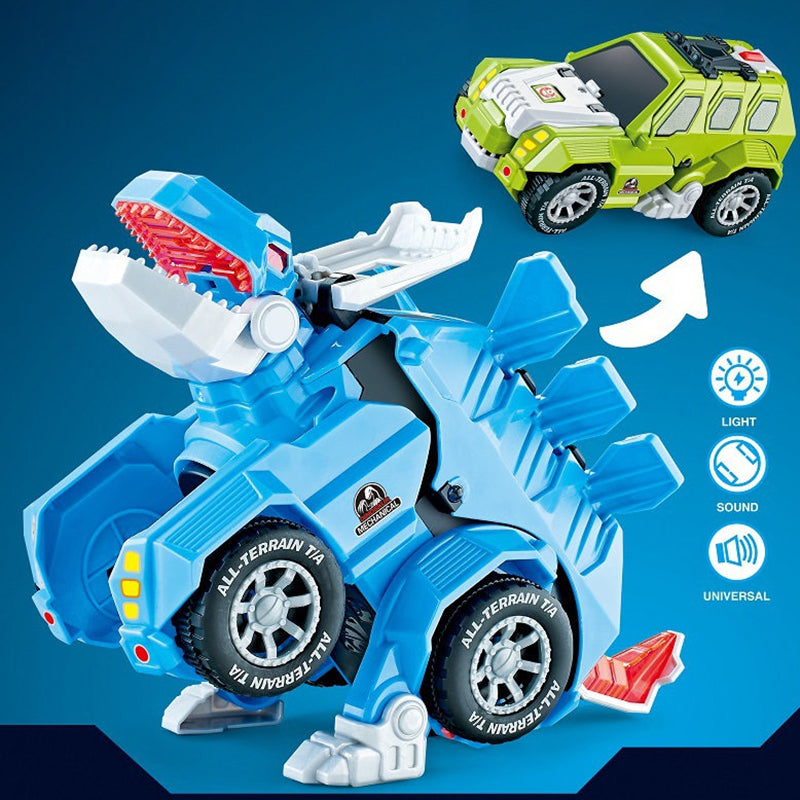 Aiitle Led Dinosaur Transformation Car Toy