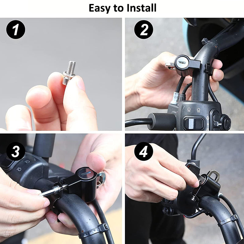 Aiitle Multifunctional Motorcycle Helmet Lock