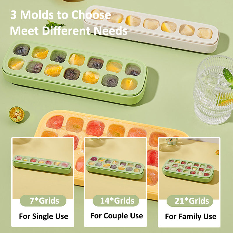 Aiitle New Press-Type Ice Cube Tray