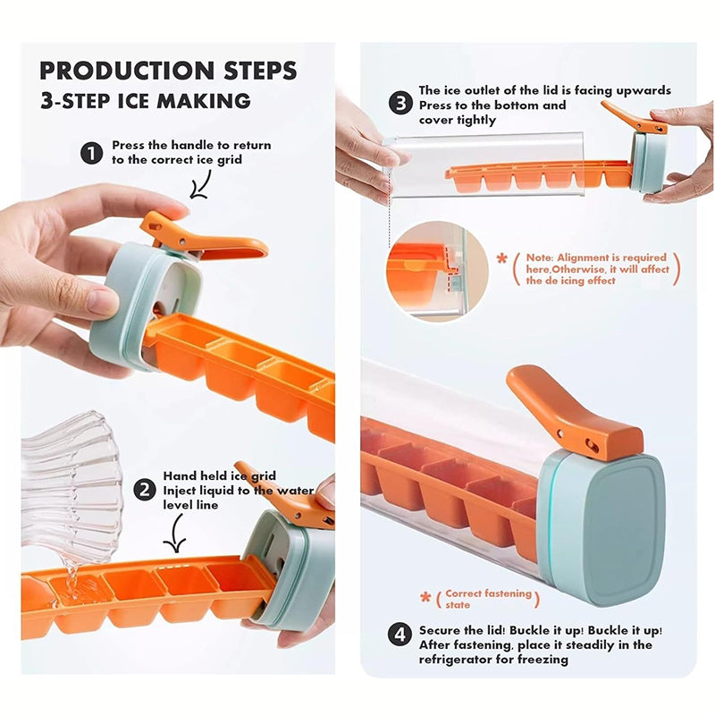 Aiitle One Press Ice Cube Tray