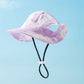 Aiitle Pet Tie Dye Sun Hat with Ear Holes