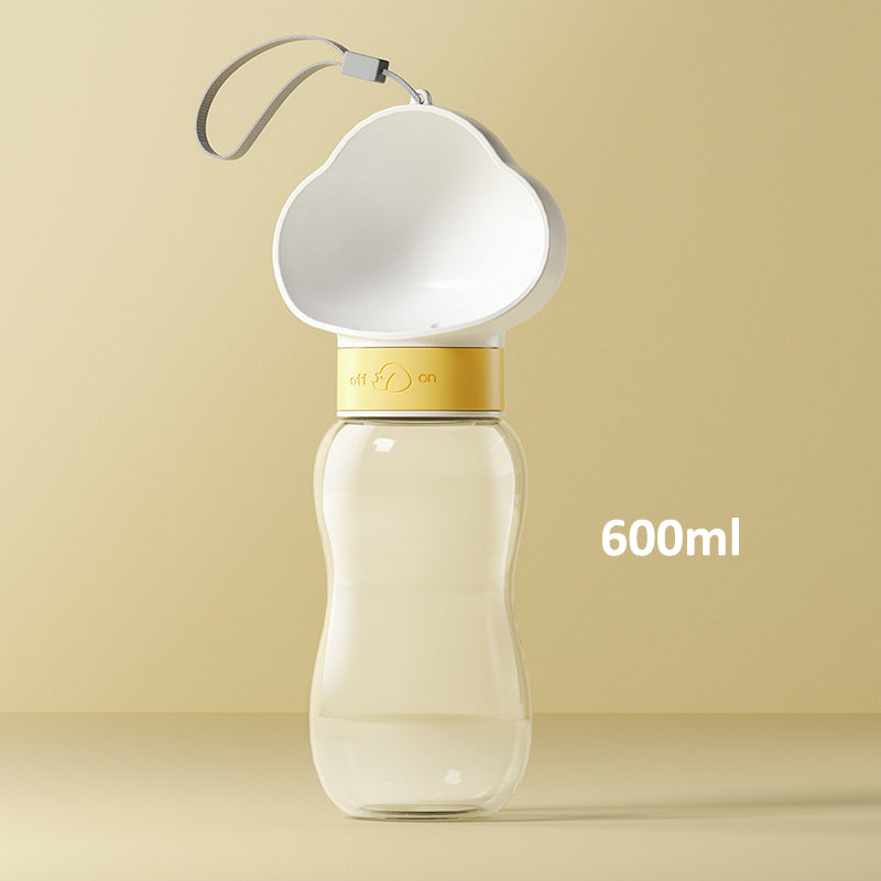 Aiitle Portable Pet Water Bottle with Food Container