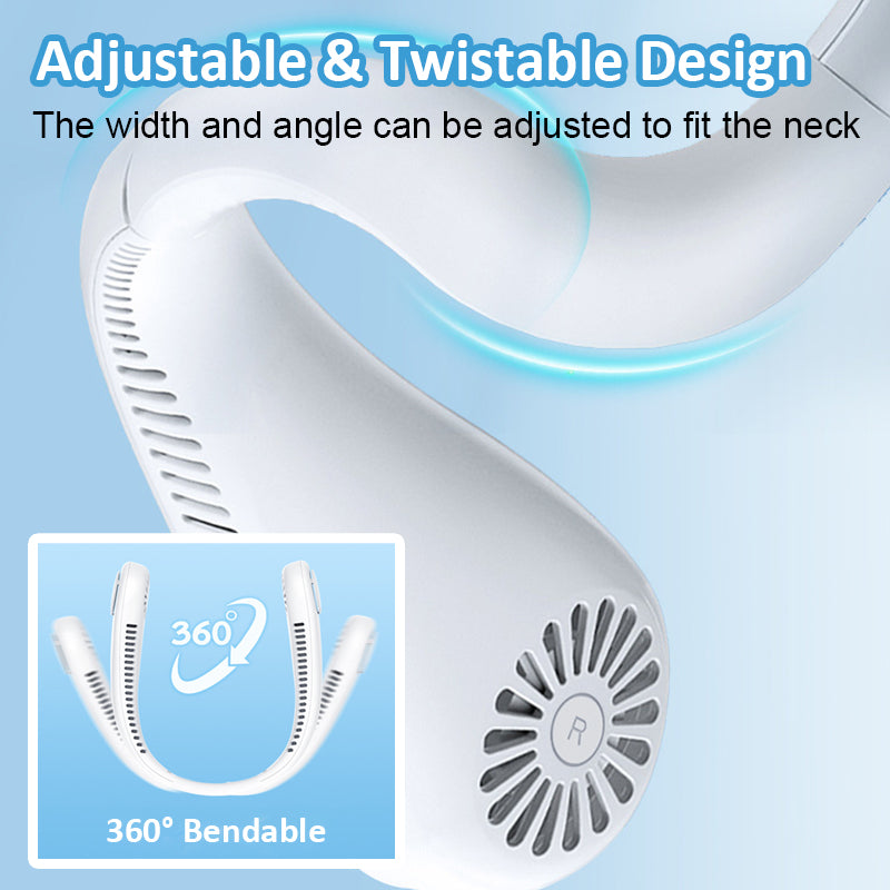 Aiitle Rechargeable Portable Neck Fan