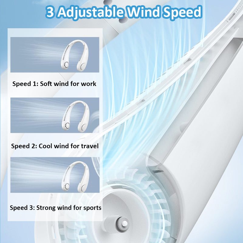 Aiitle Rechargeable Portable Neck Fan