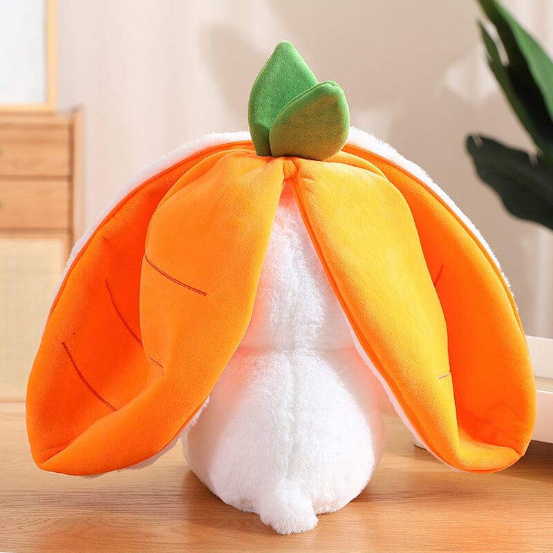 Aiitle Reversible Carrot Strawberry Bunny Plush Toy