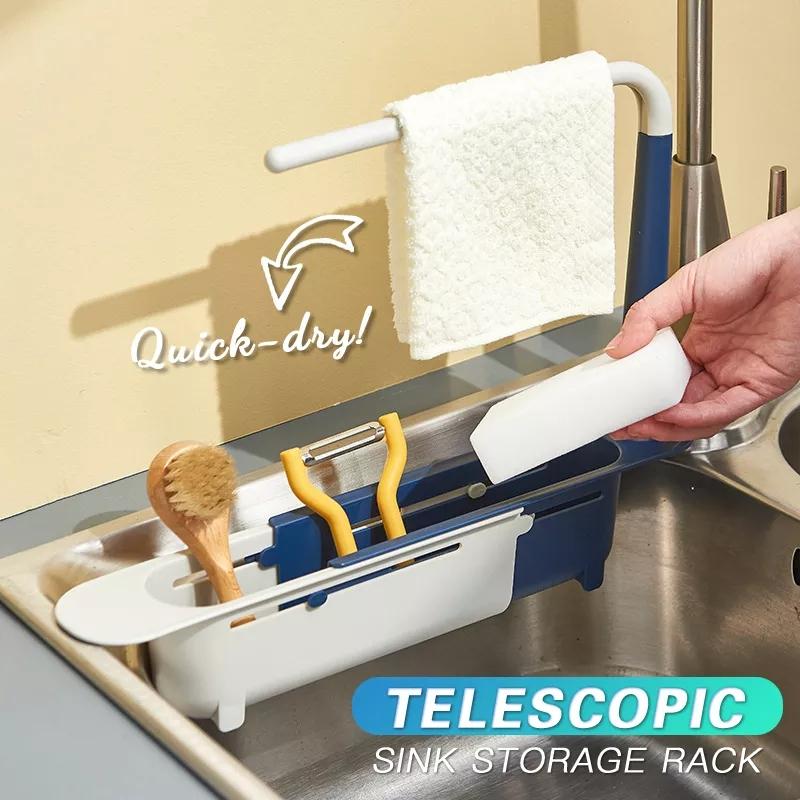 Aiitle Upgraded Kitchen Telescopic Sink Shelf