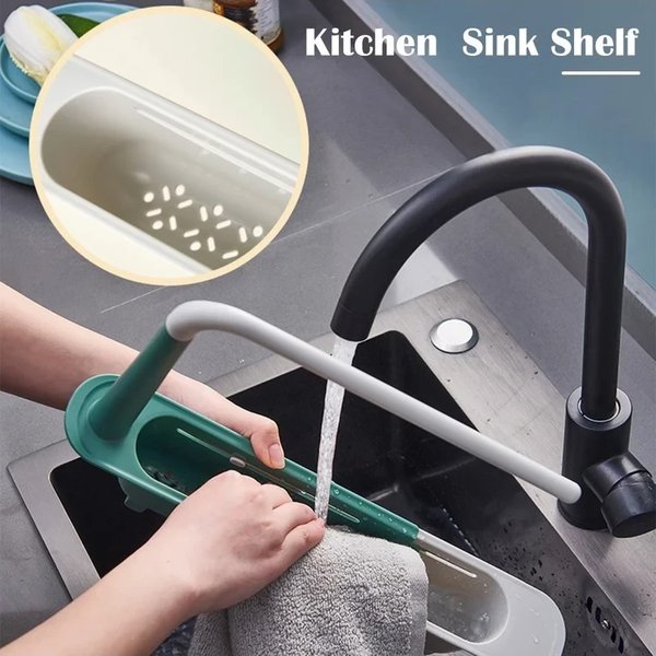 Aiitle Upgraded Kitchen Telescopic Sink Shelf