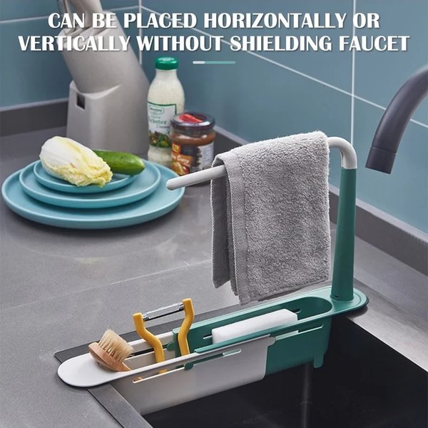 Aiitle Upgraded Kitchen Telescopic Sink Shelf