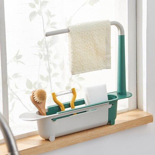 Aiitle Upgraded Kitchen Telescopic Sink Shelf