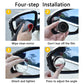 Aiitle 2Pcs 360° Rotatable Blind Spot Mirrors for Car