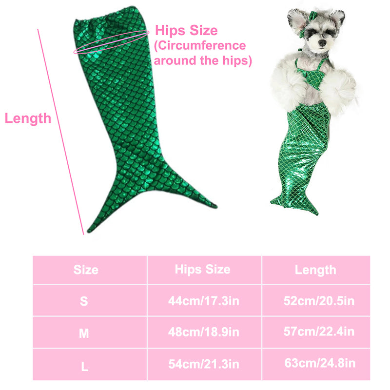 Aiitle Funny Pet Mermaid Costume