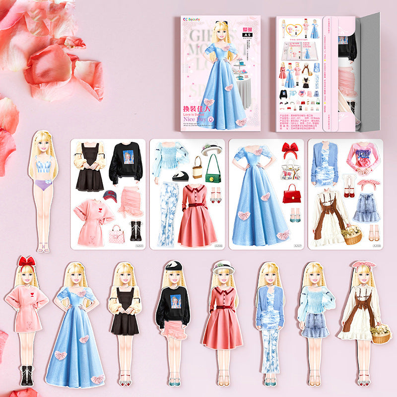 Aiitle Magnetic Princess Dress Up Paper Toy