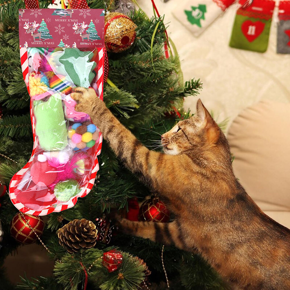 Aiitle Christmas Cat Toys Set