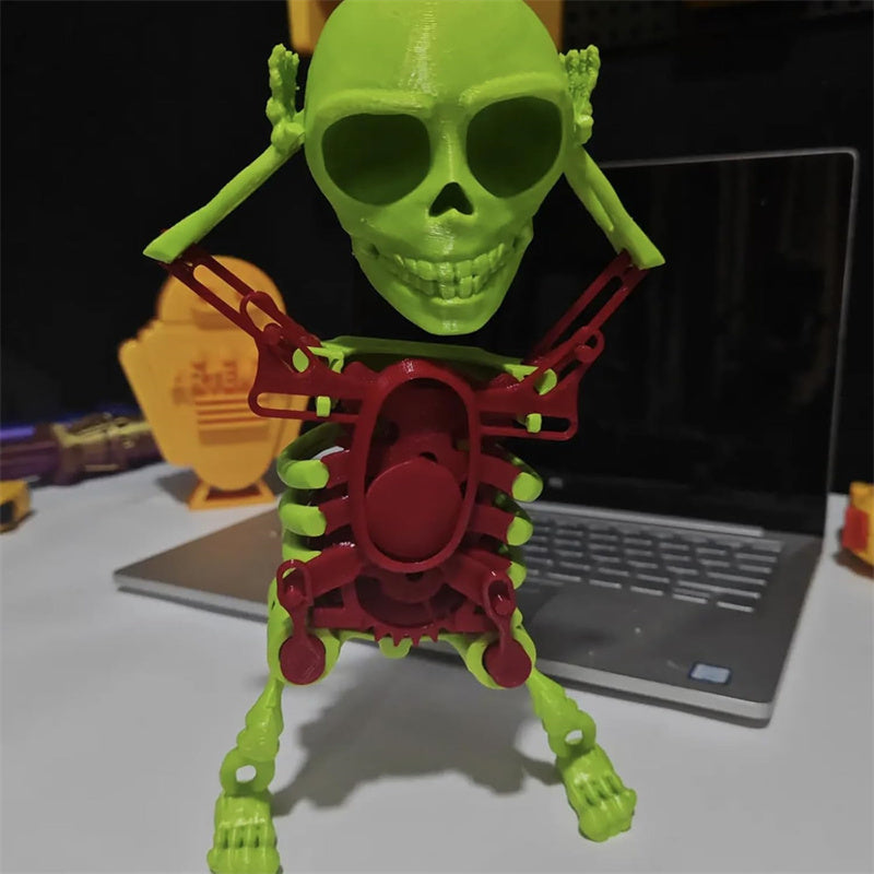 Dancing and Swinging 3D Skull Toy