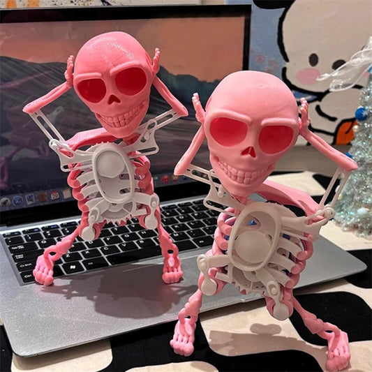 Dancing and Swinging 3D Skull Toy