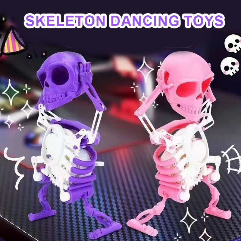 Dancing and Swinging 3D Skull Toy