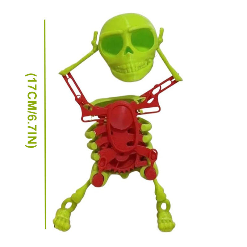 Dancing and Swinging 3D Skull Toy