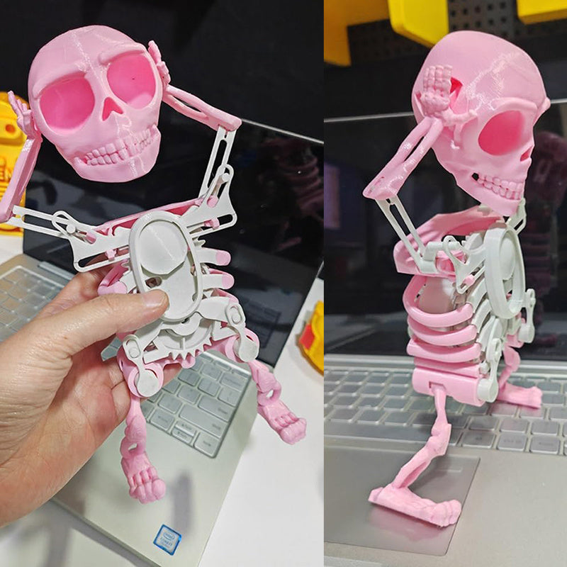 Dancing and Swinging 3D Skull Toy