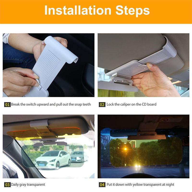 Aiitle Day And Night Anti-glare Driving Sun Visor