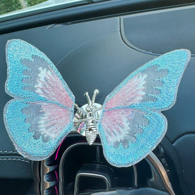 Aiitle Embroidery Flying Butterfly Car Decoration