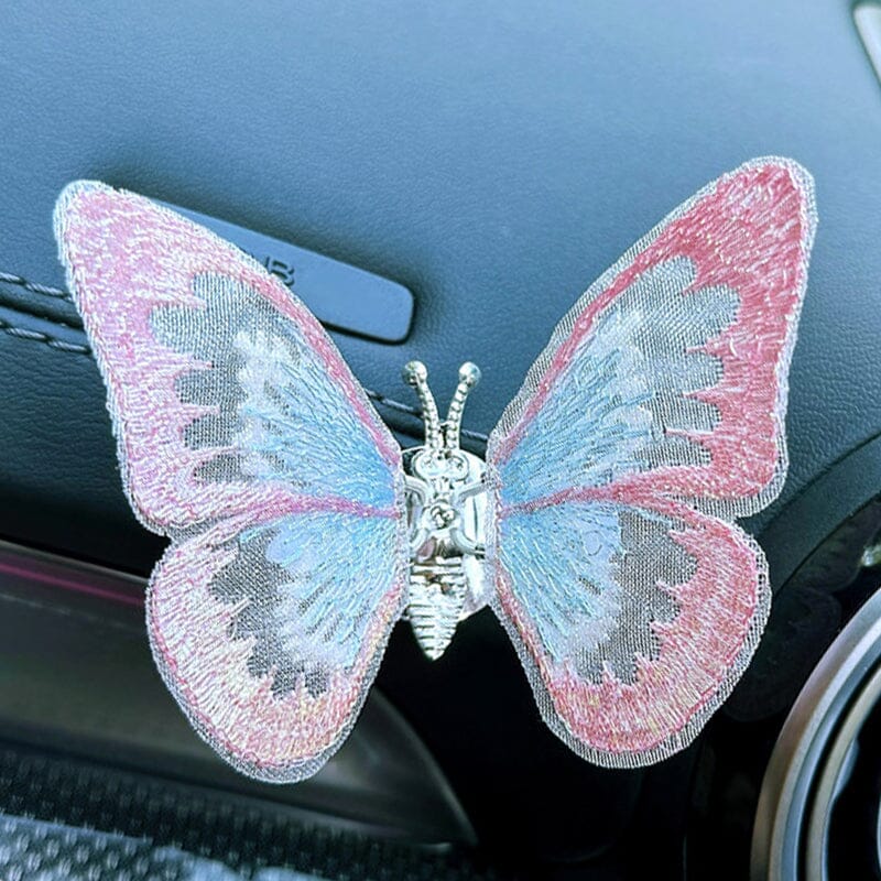 Aiitle Embroidery Flying Butterfly Car Decoration