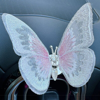 Aiitle Embroidery Flying Butterfly Car Decoration